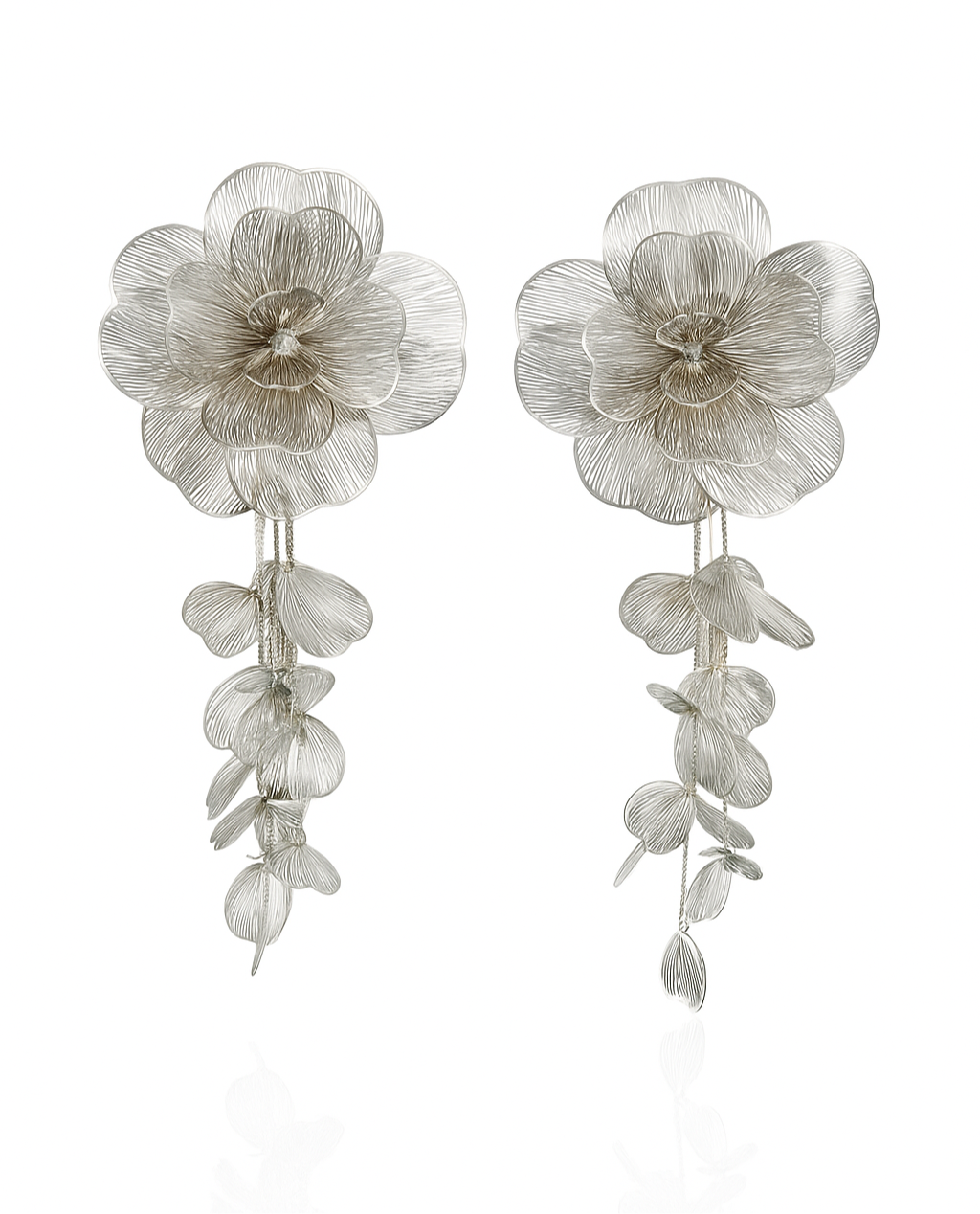 Boucles d’oreilles FLORA Argent