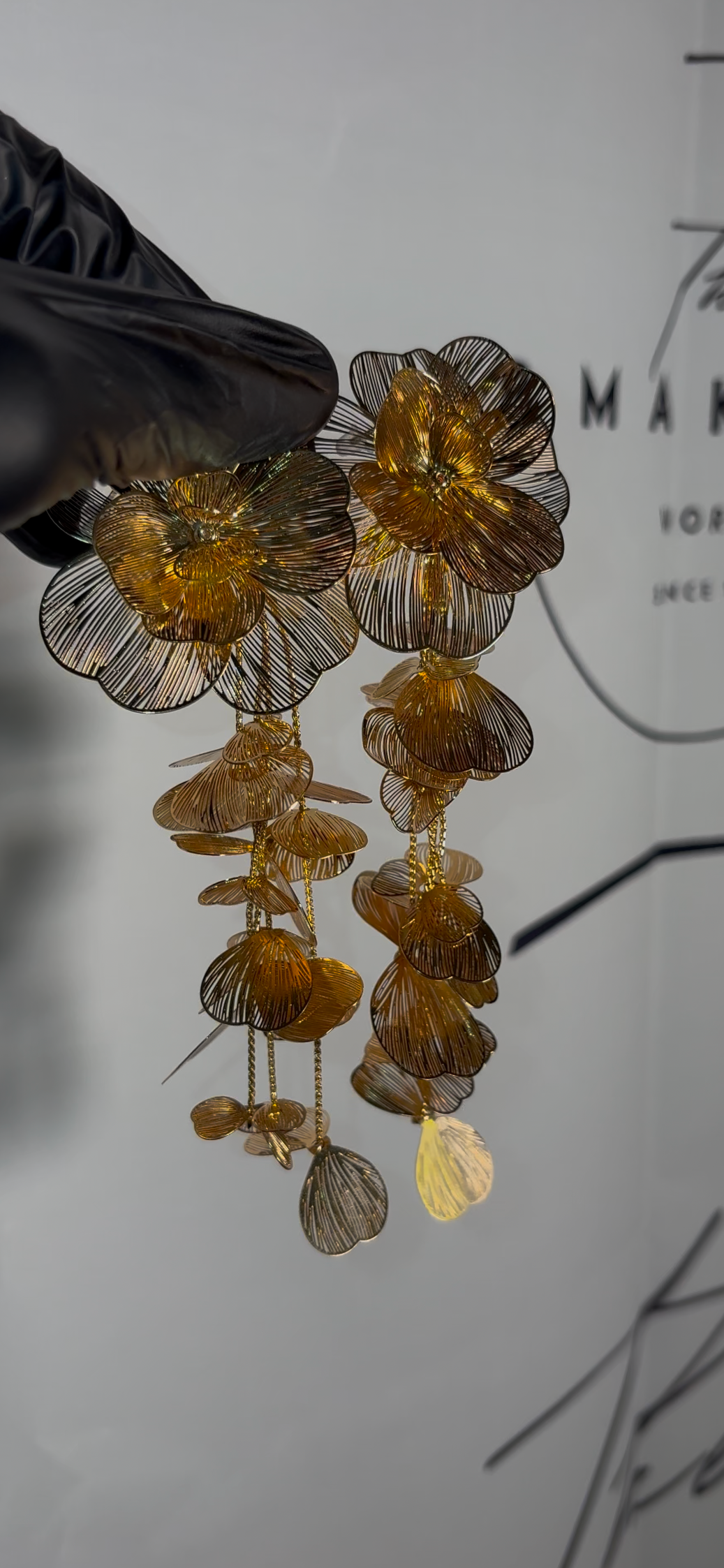 Boucles d’oreilles FLORA or